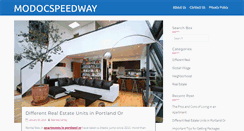 Desktop Screenshot of modocspeedway.com